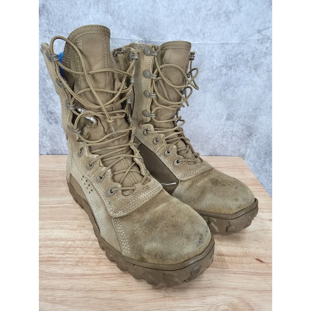 Rocky S2V Combat Boots Mens 6 M Brown Tactical Military Steel Toe USA P204195